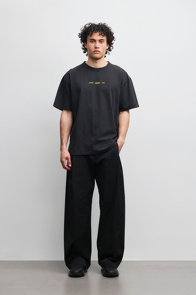 ARKK Apparel ARKK Boxy Tee 5.0 | Black Yellow T-Shirt